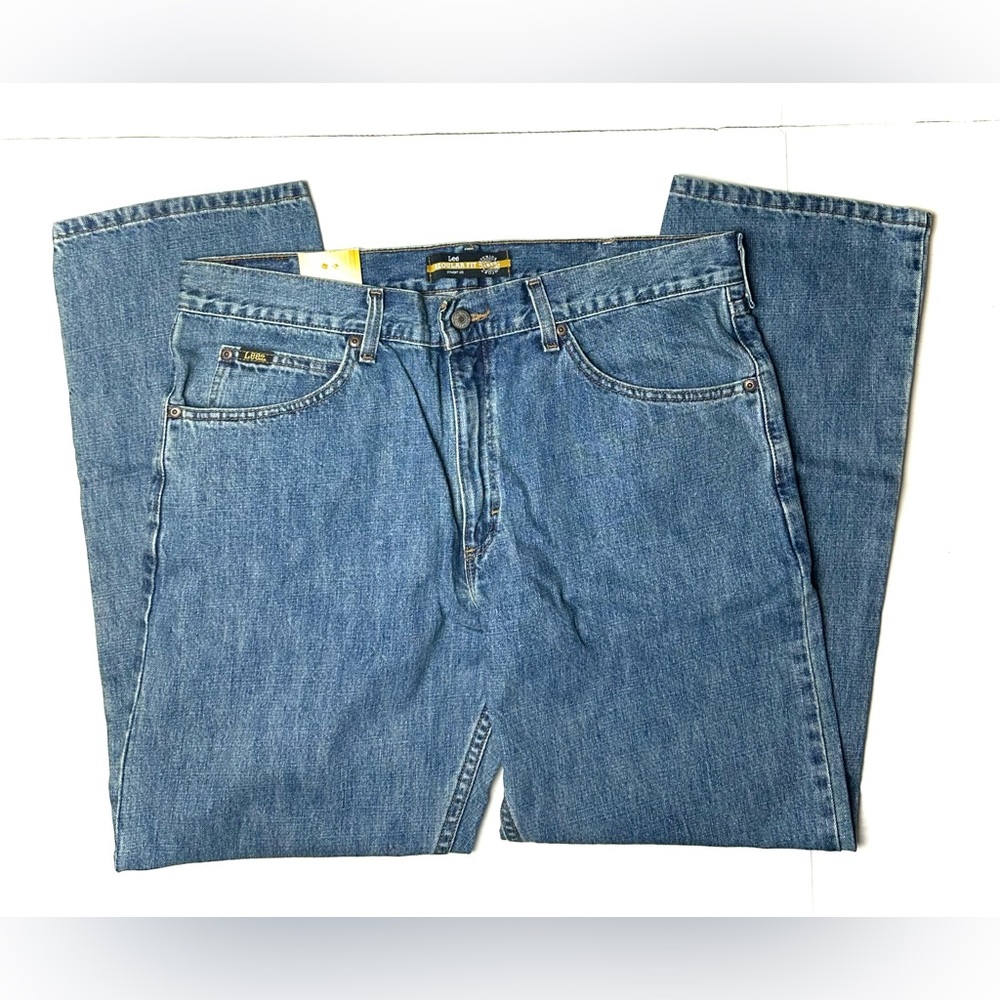 Lee Regular Fit Jeans Men’s 38 X 30 Straight Leg Denim Vintage Workwear Cotton‎